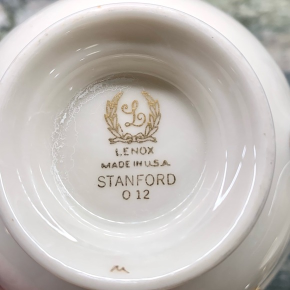 Lenox Stanford China Footed Cup and Saucer, one set, vintage - Picture 6 of 11